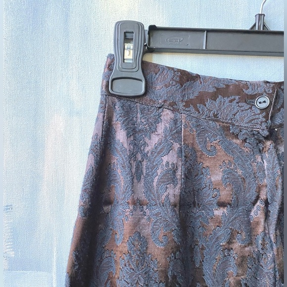 Vintage TOPSHOP Pailey Jacquard High Waist Pencil Skirt Size XS - S - Picture 4 of 8